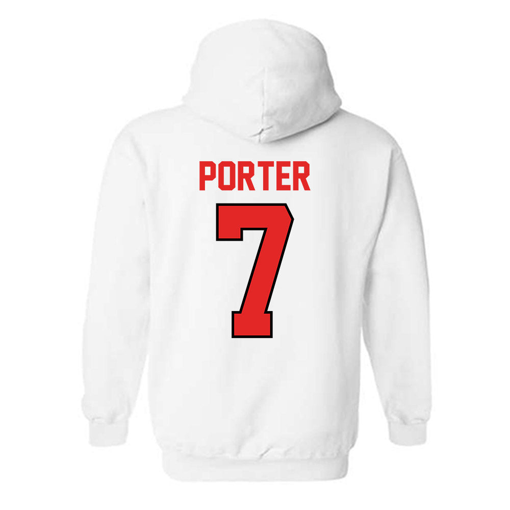 Texas Tech - NCAA Baseball : Hollis Porter - Classic Shersey Hooded Sweatshirt-1