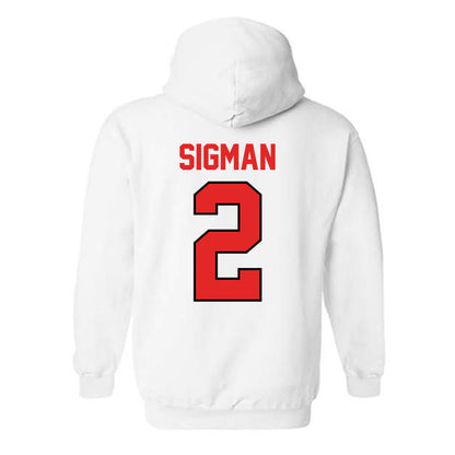 Texas Tech - NCAA Women's Volleyball : Gretchen Sigman - Classic Shersey Hooded Sweatshirt-1