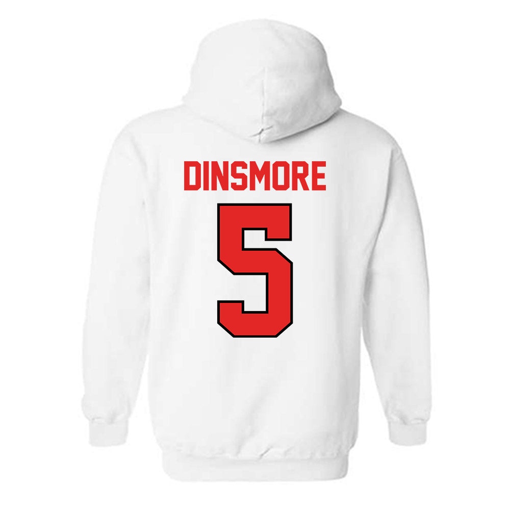 Texas Tech - NCAA Women's Volleyball : Elia Dinsmore - Classic Shersey Hooded Sweatshirt-1