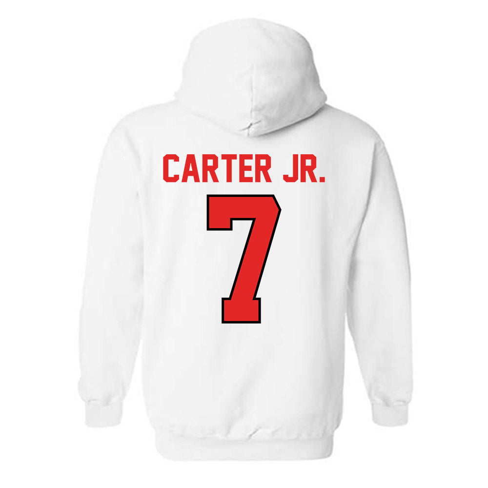 Texas Tech - NCAA Football : Terrance Carter Jr. - Classic Shersey Hooded Sweatshirt-1