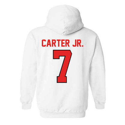 Texas Tech - NCAA Football : Terrance Carter Jr. - Classic Shersey Hooded Sweatshirt-1