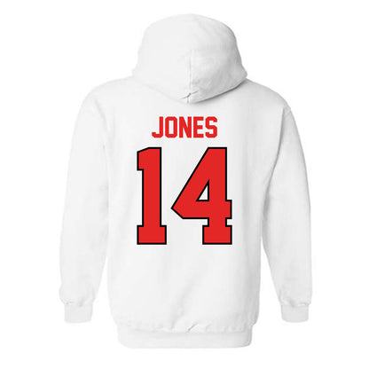 Texas Tech - NCAA Football : Bryson Jones - Classic Shersey Hooded Sweatshirt-1