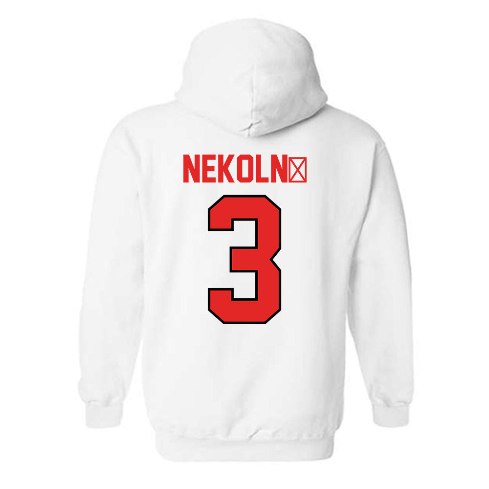 Texas Tech - NCAA Women's Basketball : Julie Nekoln� - Classic Shersey Hooded Sweatshirt-1