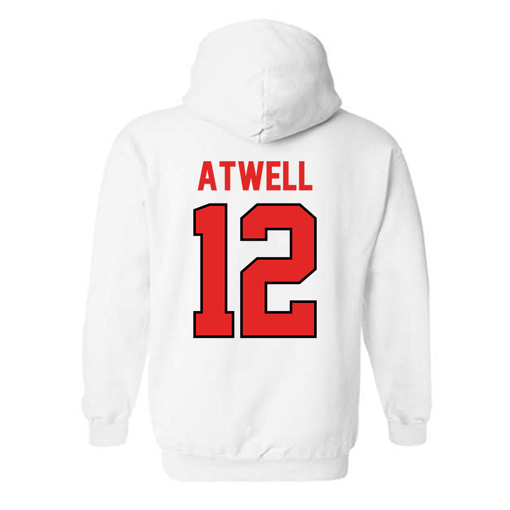 Texas Tech - NCAA Men's Basketball : Donovan Atwell - Classic Shersey Hooded Sweatshirt-1