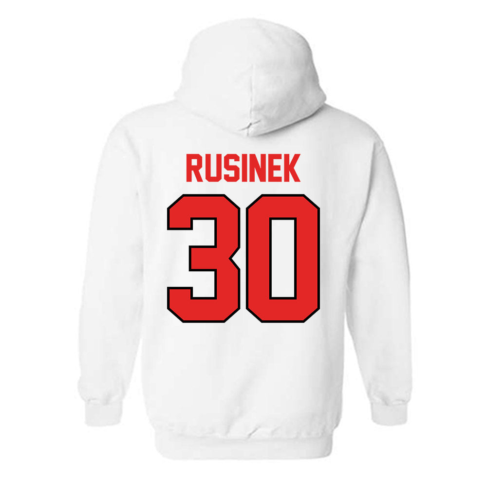 Texas Tech - NCAA Baseball : Jesse Rusinek - Classic Shersey Hooded Sweatshirt-1