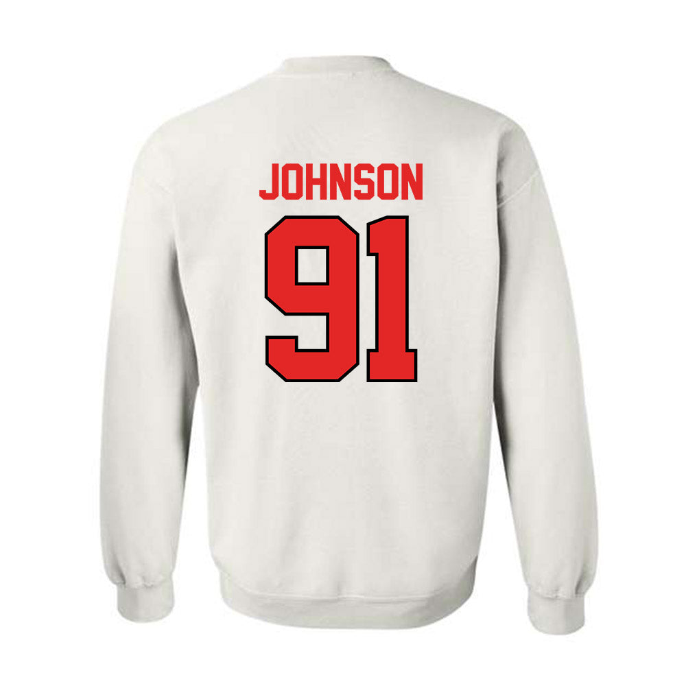 Texas Tech - NCAA Football : Krush Johnson - Classic Shersey Crewneck Sweatshirt-1