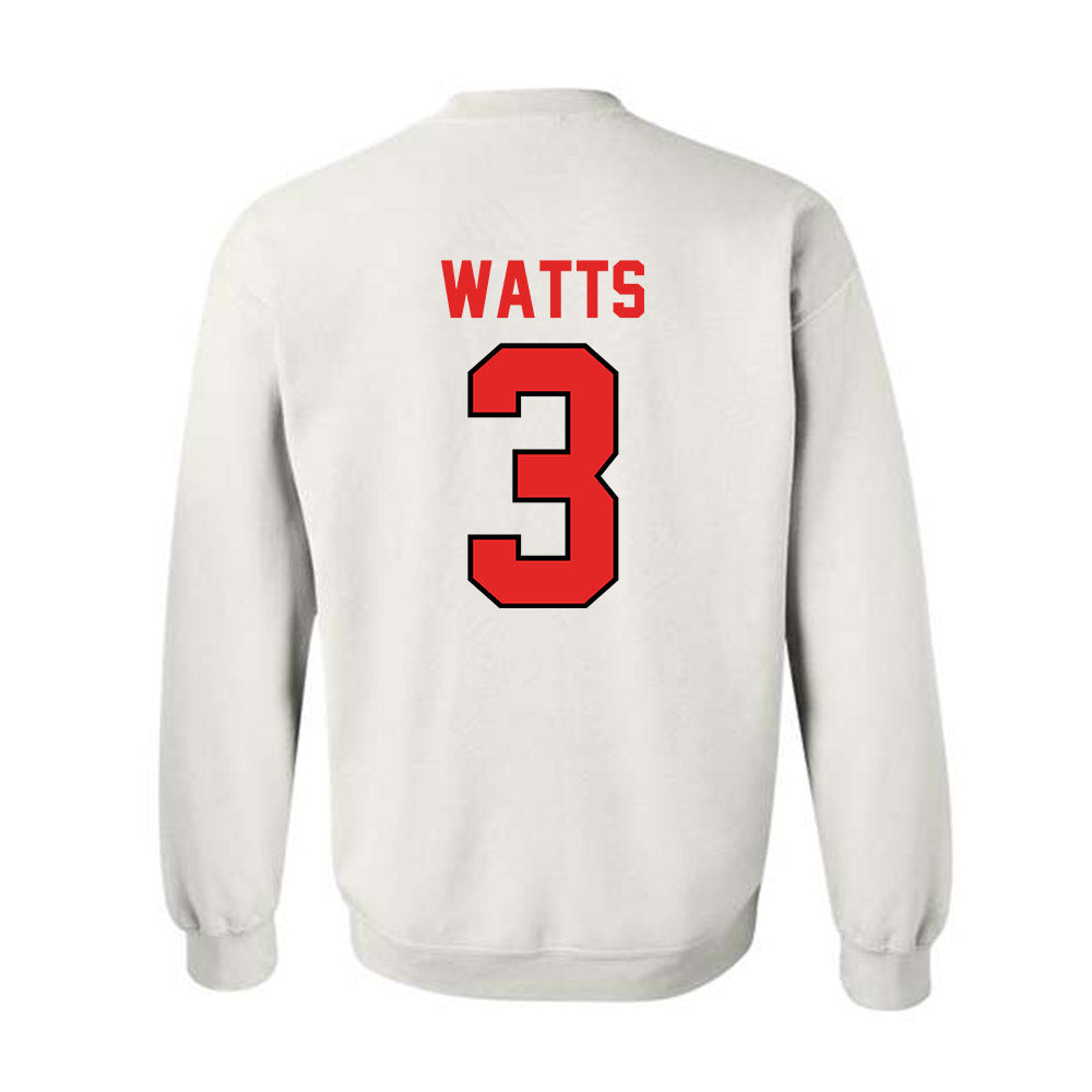 Texas Tech - NCAA Men's Basketball : Lejuan Watts - Classic Shersey Crewneck Sweatshirt-1