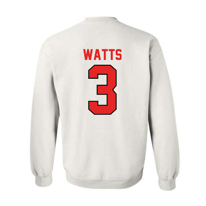 Texas Tech - NCAA Men's Basketball : Lejuan Watts - Classic Shersey Crewneck Sweatshirt-1