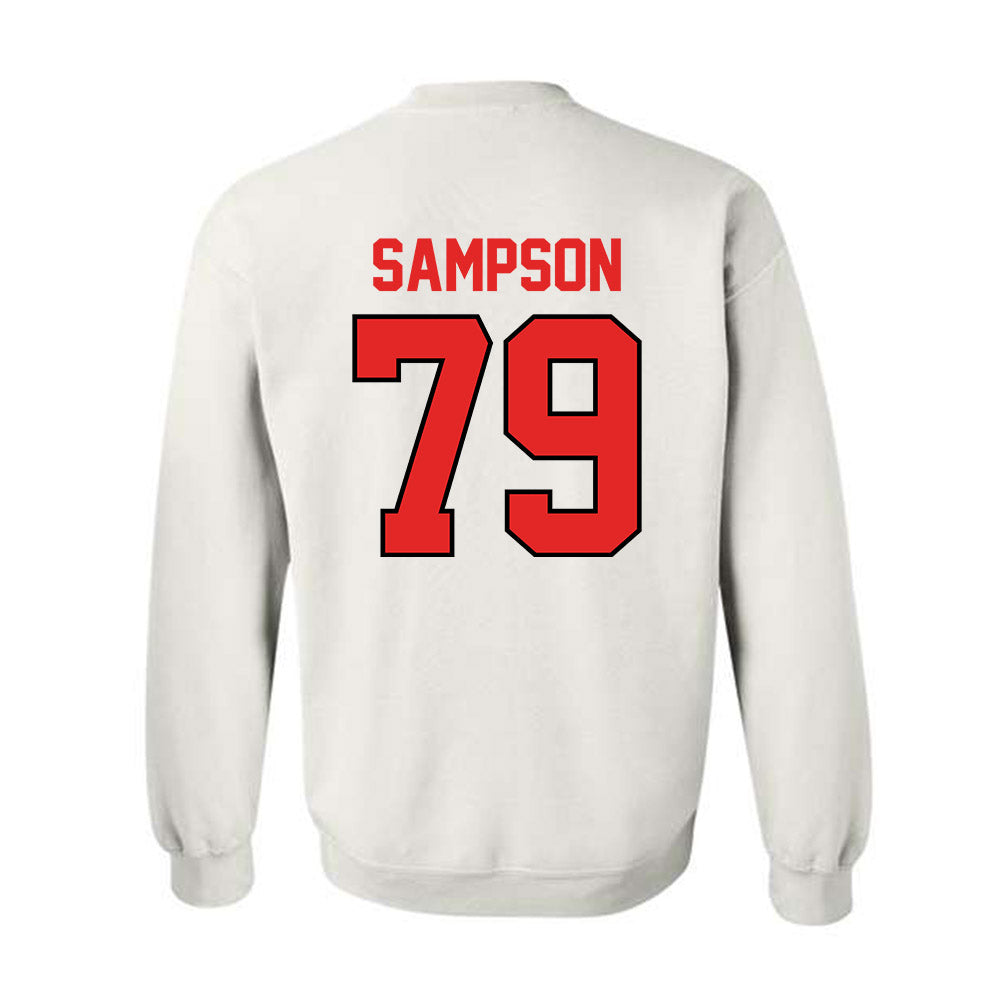 Texas Tech - NCAA Football : Howard Sampson - Classic Shersey Crewneck Sweatshirt-1