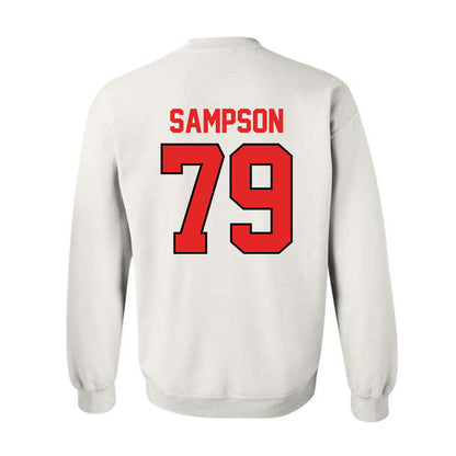 Texas Tech - NCAA Football : Howard Sampson - Classic Shersey Crewneck Sweatshirt-1