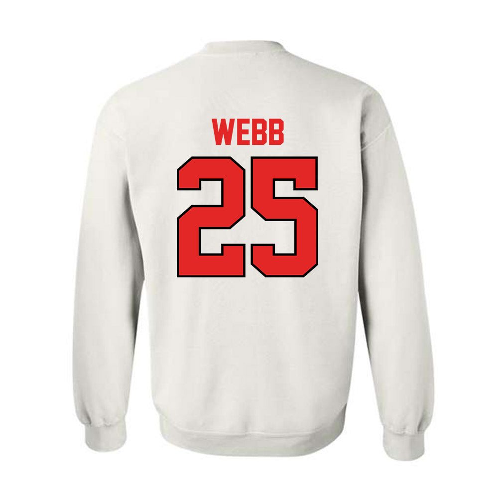 Texas Tech - NCAA Football : Donovan Webb - Classic Shersey Crewneck Sweatshirt-1