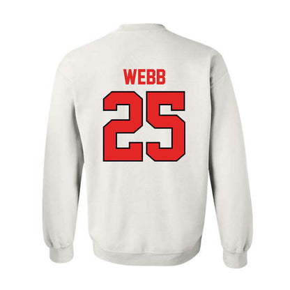 Texas Tech - NCAA Football : Donovan Webb - Classic Shersey Crewneck Sweatshirt-1
