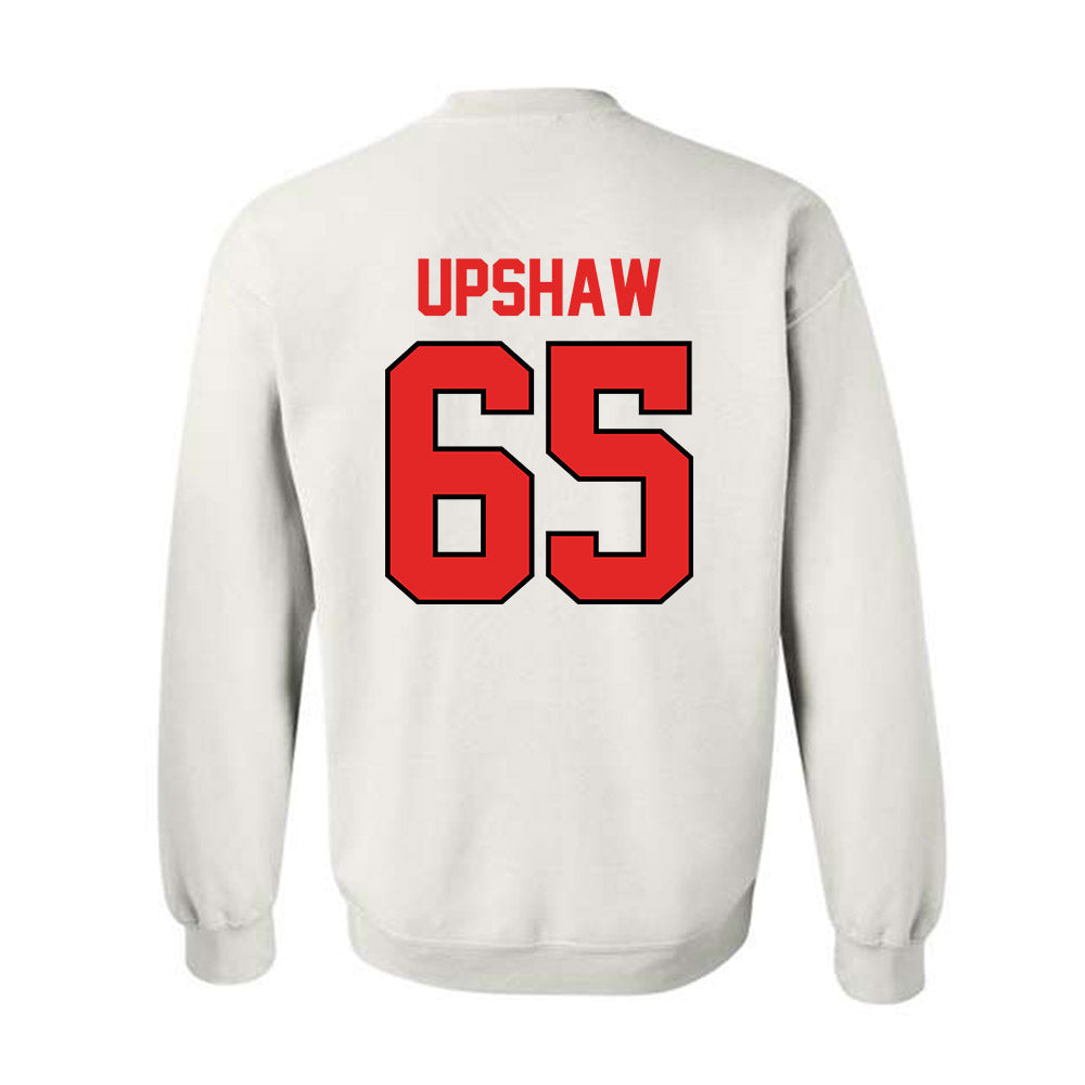 Texas Tech - NCAA Football : Danthis Upshaw - Classic Shersey Crewneck Sweatshirt-1
