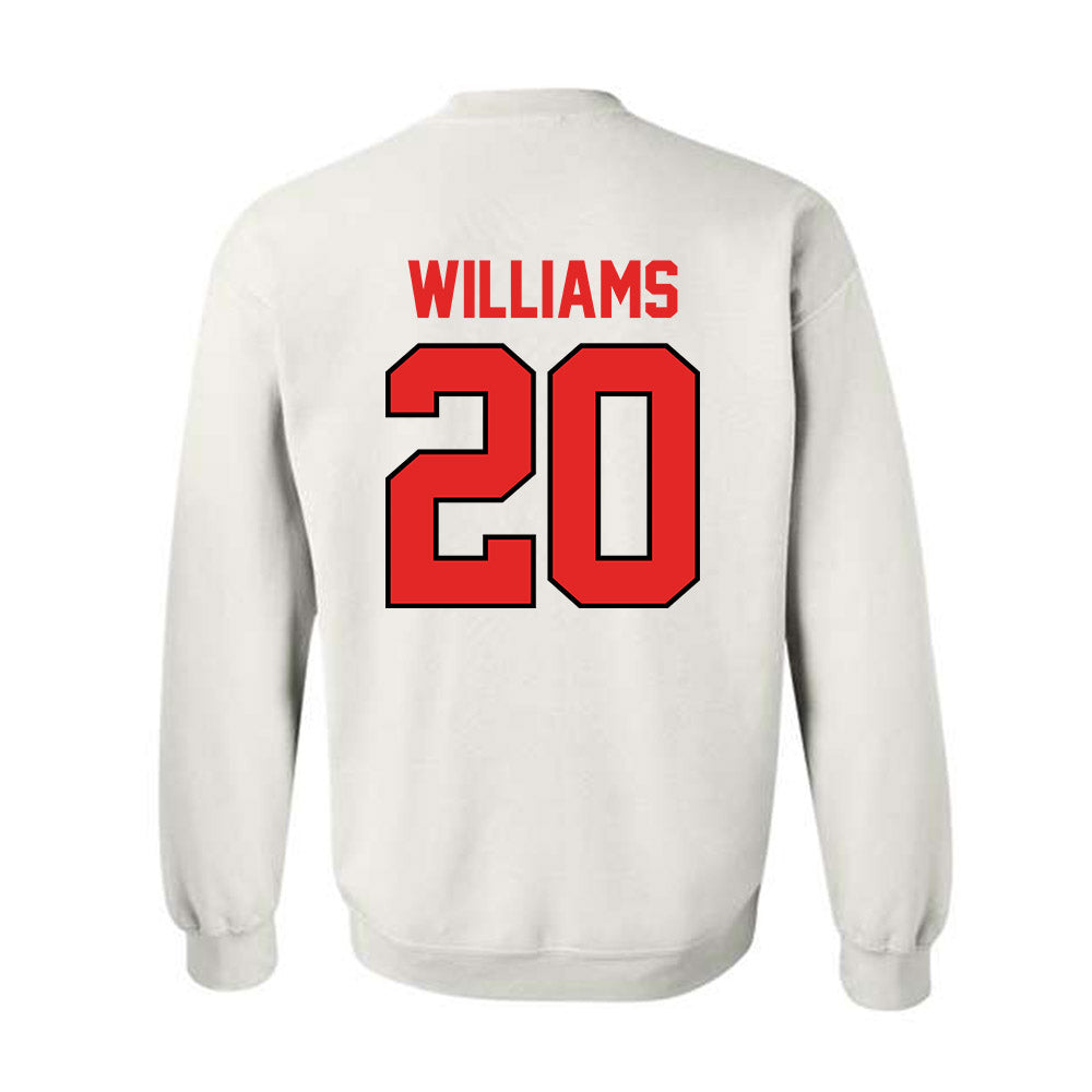 Texas Tech - NCAA Football : Jkoby Williams - Classic Shersey Crewneck Sweatshirt-1