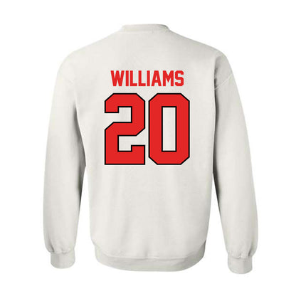 Texas Tech - NCAA Football : Jkoby Williams - Classic Shersey Crewneck Sweatshirt-1