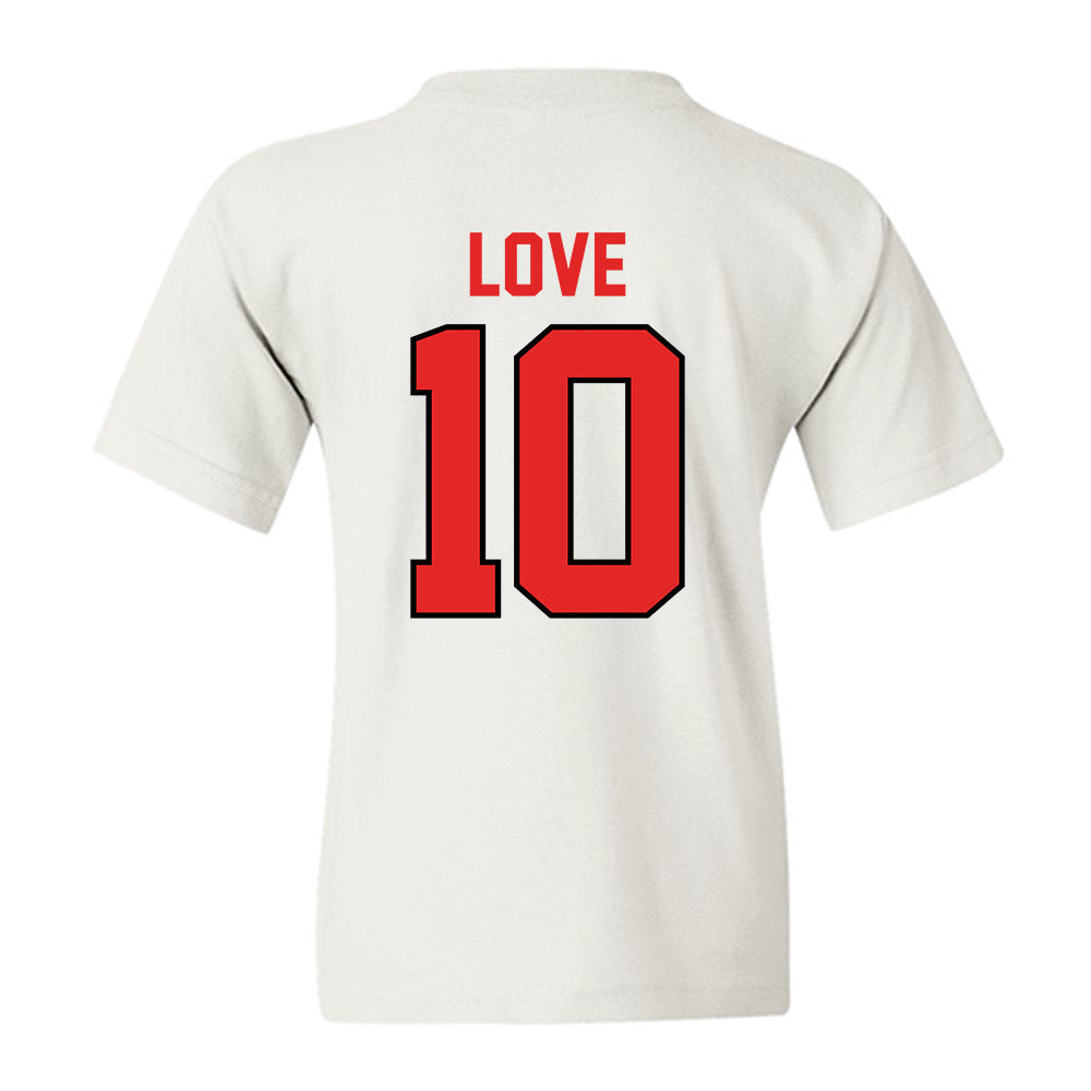 Texas Tech - NCAA Women's Basketball : Sidney Love - Classic Shersey Youth T-Shirt-1