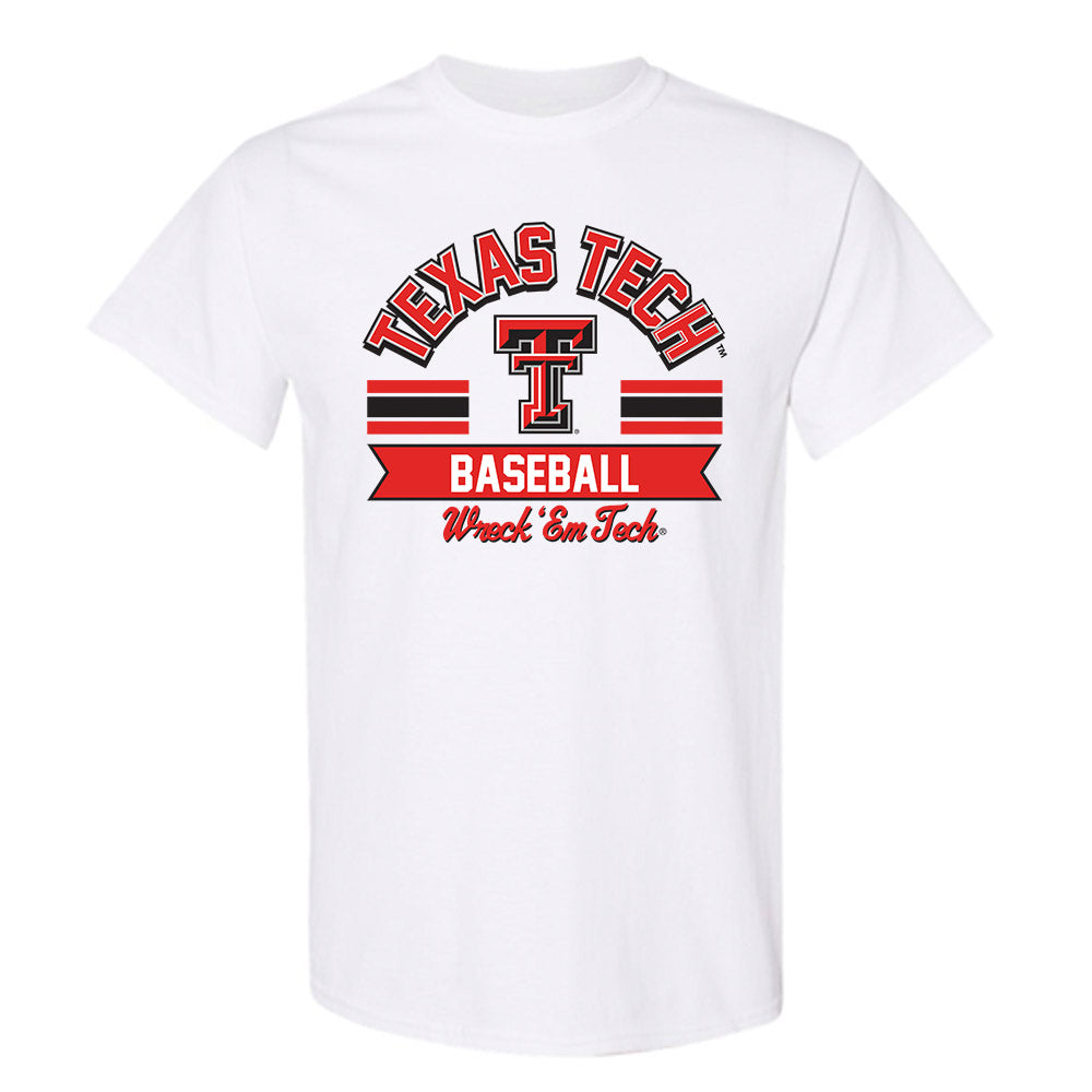 Texas Tech - NCAA Baseball : Logan Hughes - Classic Shersey T-Shirt-0