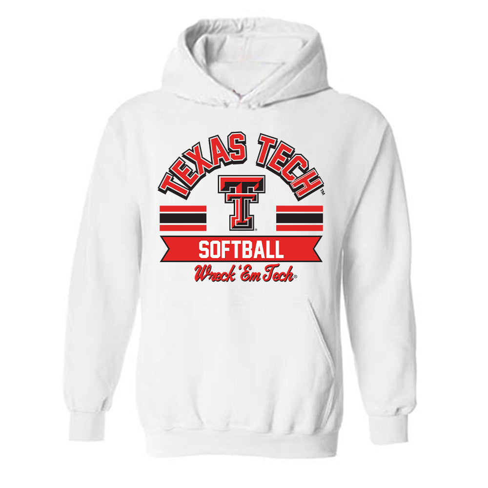 Texas Tech - NCAA Softball : Victoria Valdez - Classic Shersey Hooded Sweatshirt-0