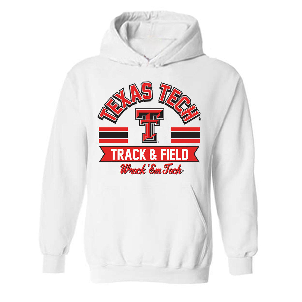 Texas Tech - NCAA Men's Track & Field : Pierre Boerkey - Classic Shersey Hooded Sweatshirt-0