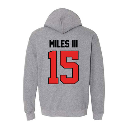 Texas Tech - NCAA Football : Oliver Miles III - Classic Shersey Hooded Sweatshirt-1