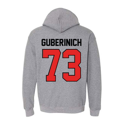 Texas Tech - NCAA Football : Danilo Guberinich - Classic Shersey Hooded Sweatshirt-1