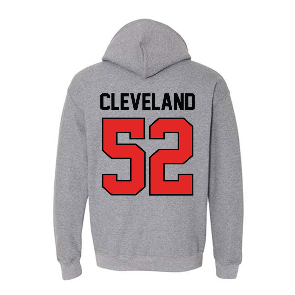 Texas Tech - NCAA Football : Cash Cleveland - Classic Shersey Hooded Sweatshirt-1