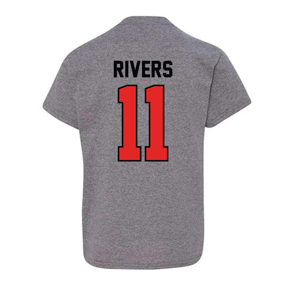 Texas Tech - NCAA Baseball : Davis Rivers - Classic Shersey Youth T-Shirt-1