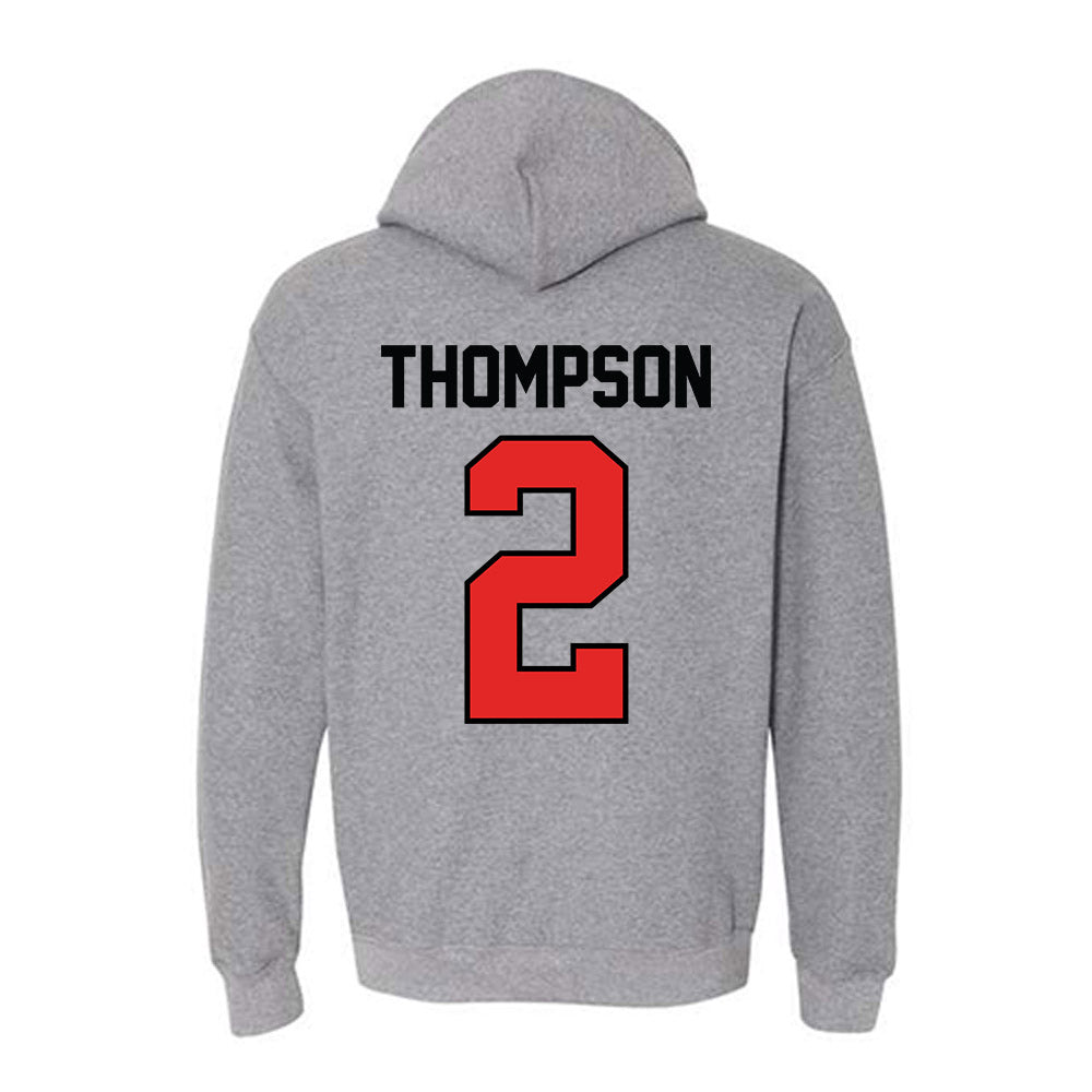 Texas Tech - NCAA Baseball : Kyeler Thompson - Classic Shersey Hooded Sweatshirt-1