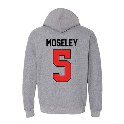 Texas Tech - NCAA Men's Basketball : Josiah Moseley - Classic Shersey Hooded Sweatshirt-1