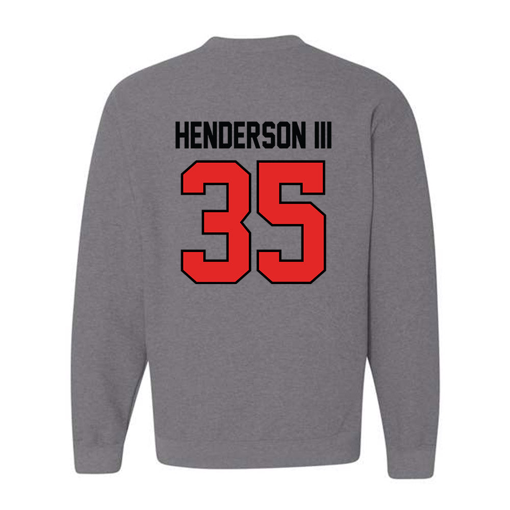 Texas Tech - NCAA Football : Michael Henderson III - Classic Shersey Crewneck Sweatshirt-1