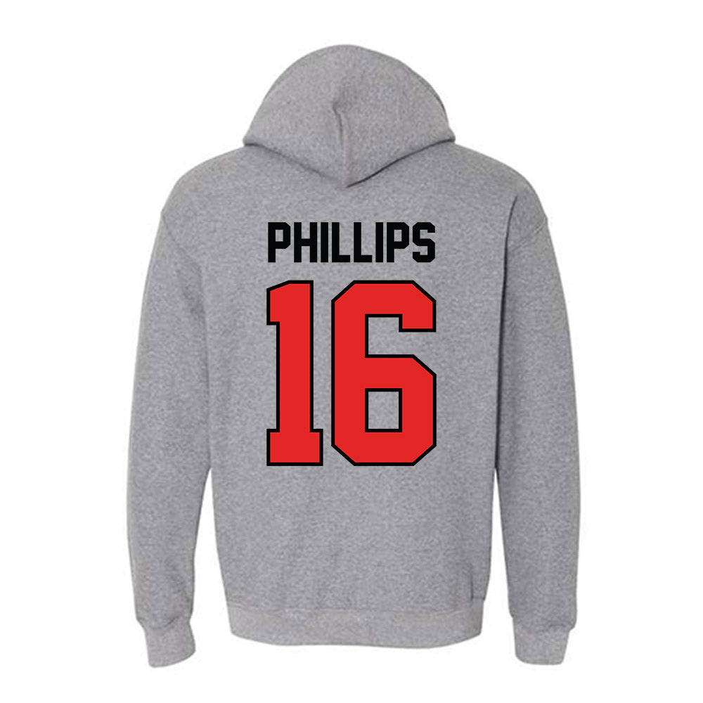 Texas Tech - NCAA Football : Holden Phillips - Classic Shersey Hooded Sweatshirt-1