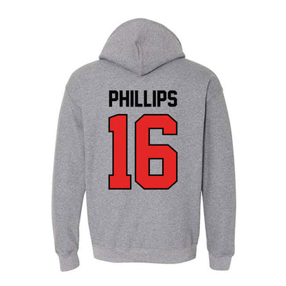 Texas Tech - NCAA Football : Holden Phillips - Classic Shersey Hooded Sweatshirt-1