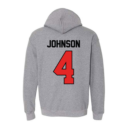 Texas Tech - NCAA Football : Kenny Johnson - Classic Shersey Hooded Sweatshirt-1
