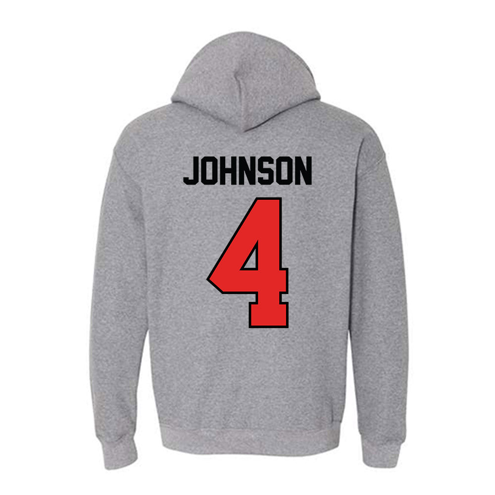 Texas Tech - NCAA Football : Kenny Johnson - Classic Shersey Hooded Sweatshirt-1