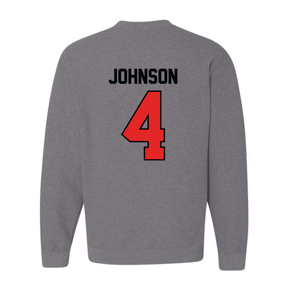 Texas Tech - NCAA Football : Kenny Johnson - Classic Shersey Crewneck Sweatshirt-1