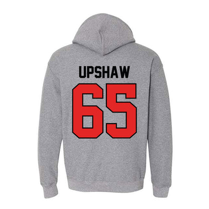 Texas Tech - NCAA Football : Danthis Upshaw - Classic Shersey Hooded Sweatshirt-1