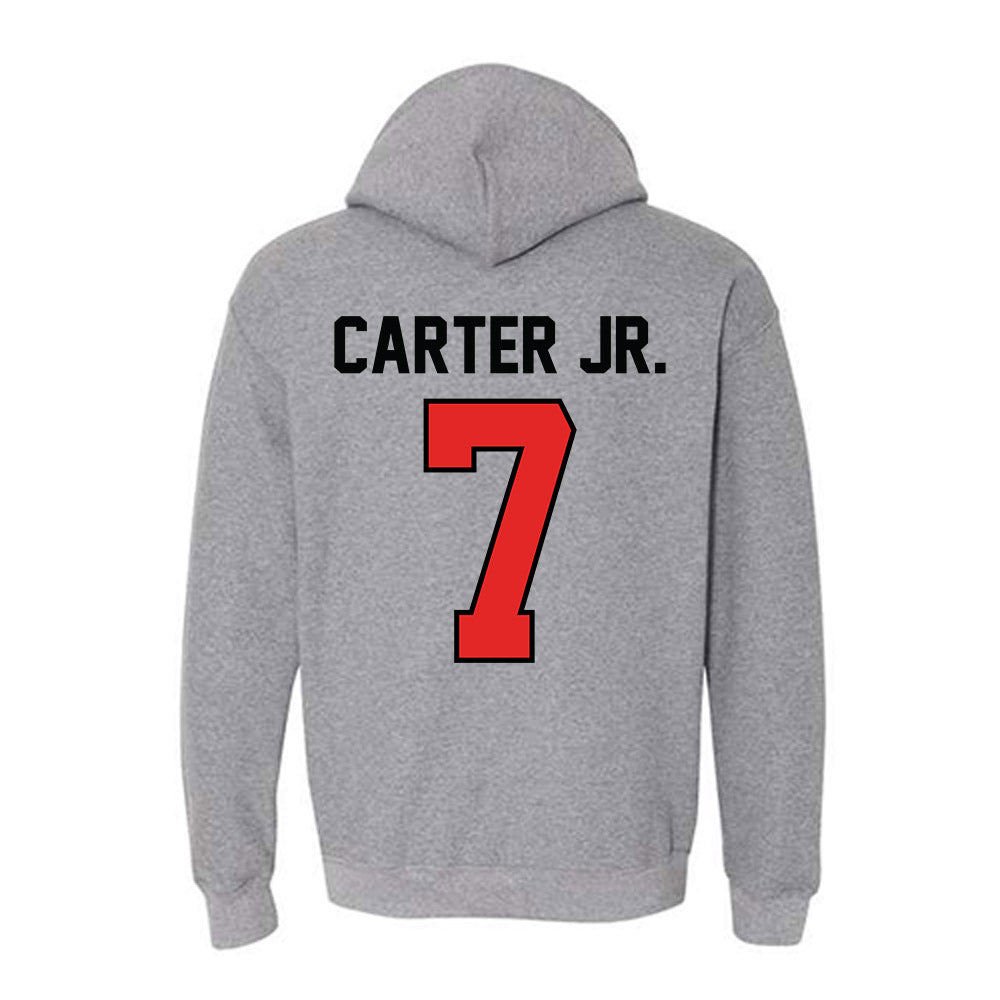 Texas Tech - NCAA Football : Terrance Carter Jr. - Classic Shersey Hooded Sweatshirt-1