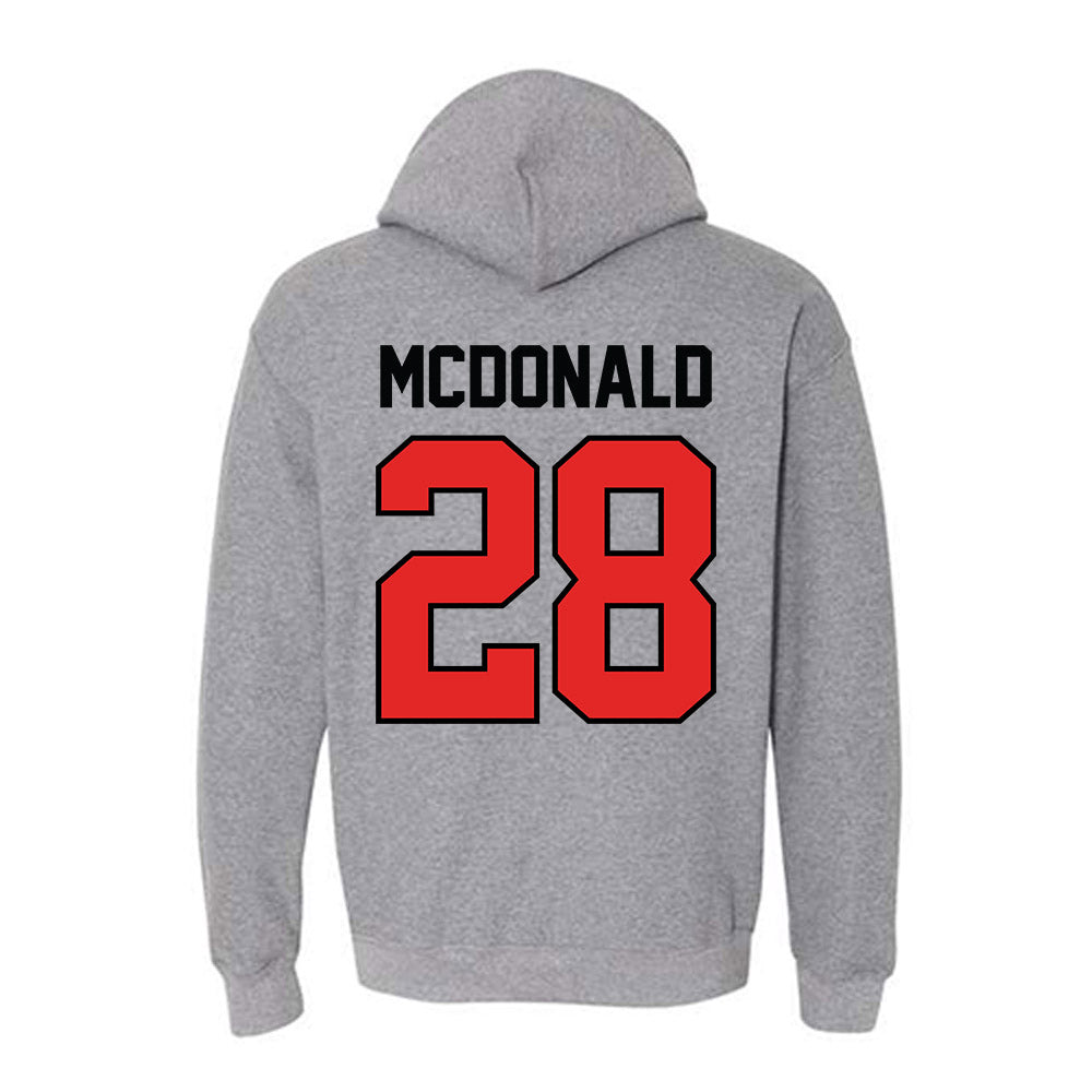 Texas Tech - NCAA Football : Braylan McDonald - Classic Shersey Hooded Sweatshirt-1