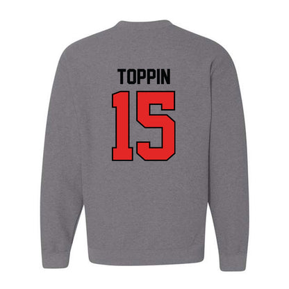Texas Tech - NCAA Men's Basketball : JT Toppin - Classic Shersey Crewneck Sweatshirt-1