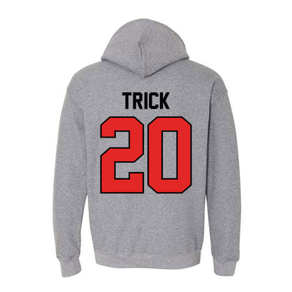 Texas Tech - NCAA Football : Adam Trick - Classic Shersey Hooded Sweatshirt-1