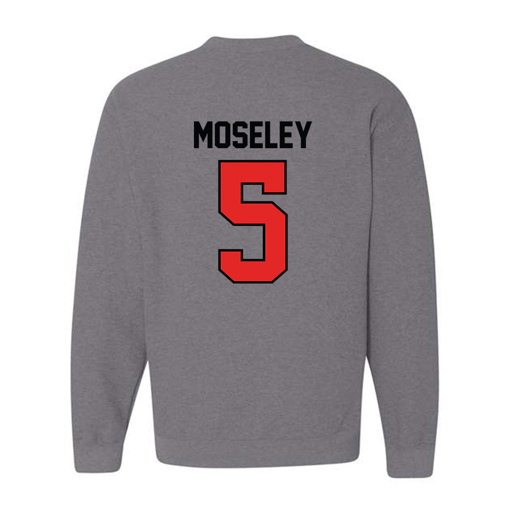 Texas Tech - NCAA Men's Basketball : Josiah Moseley - Classic Shersey Crewneck Sweatshirt-1