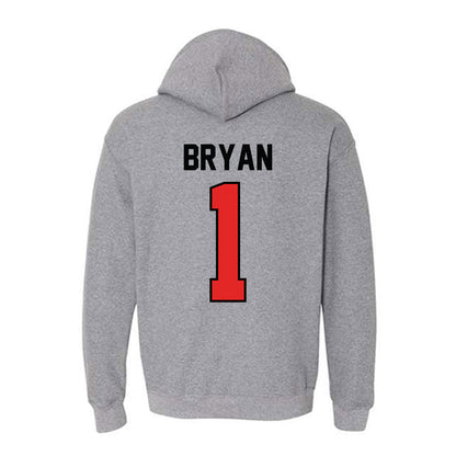 Texas Tech - NCAA Men's Basketball : Tyeree Bryan - Classic Shersey Hooded Sweatshirt-1