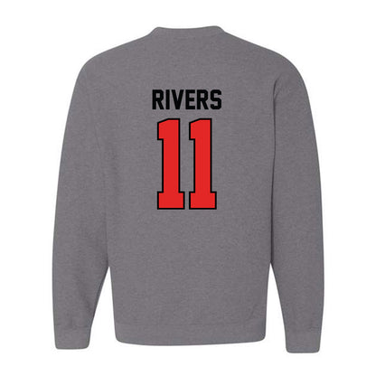 Texas Tech - NCAA Baseball : Davis Rivers - Classic Shersey Crewneck Sweatshirt-1