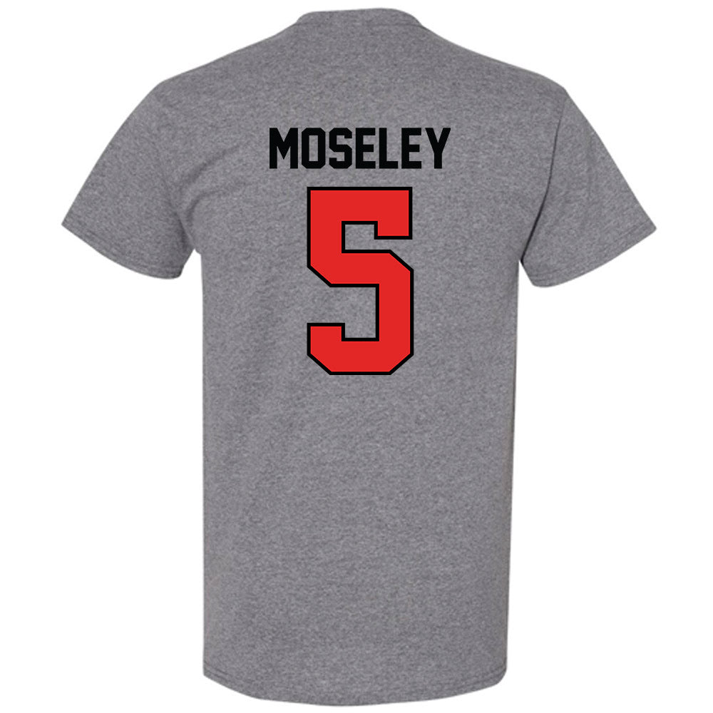 Texas Tech - NCAA Men's Basketball : Josiah Moseley - Classic Shersey T-Shirt-1