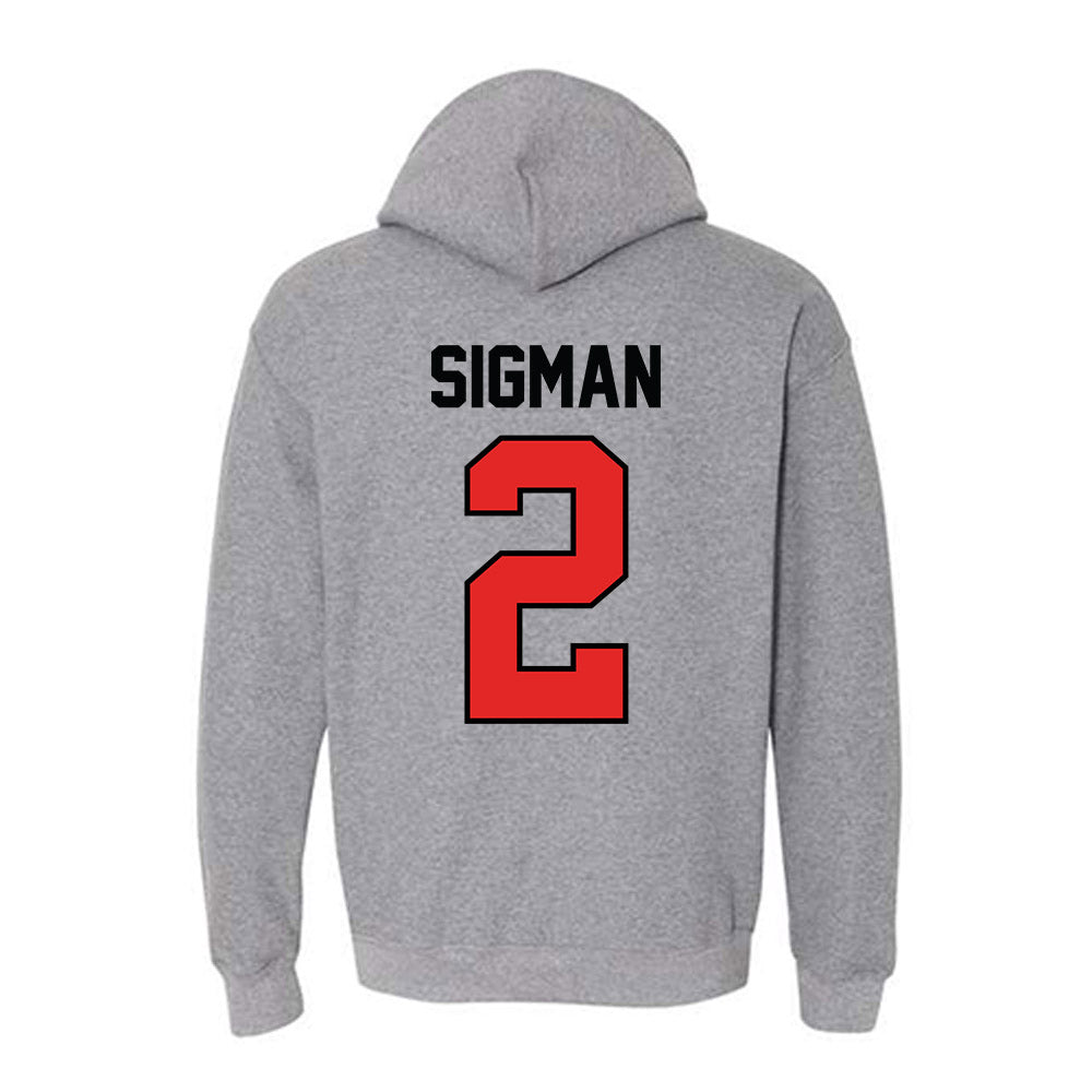Texas Tech - NCAA Women's Volleyball : Gretchen Sigman - Classic Shersey Hooded Sweatshirt-1