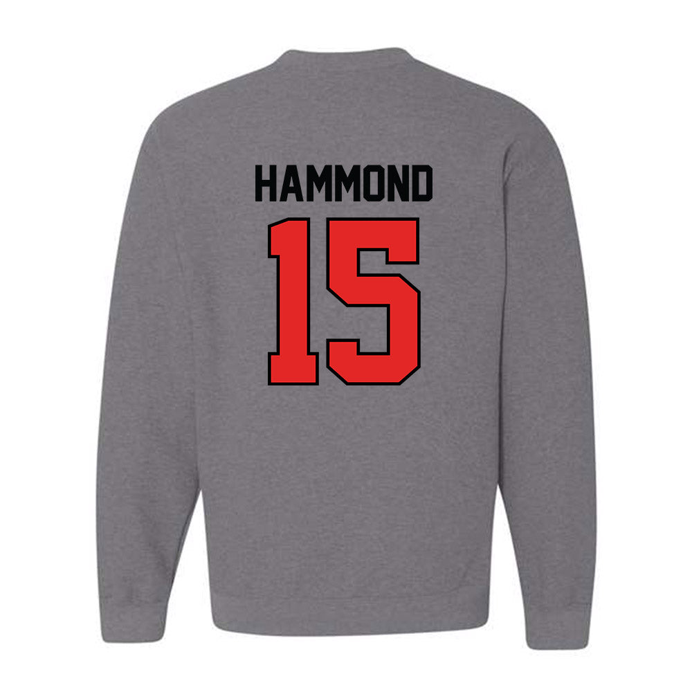 Texas Tech - NCAA Football : Will Hammond - Classic Shersey Crewneck Sweatshirt-1