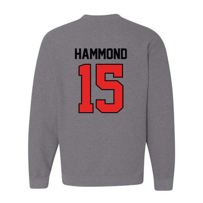 Texas Tech - NCAA Football : Will Hammond - Classic Shersey Crewneck Sweatshirt-1