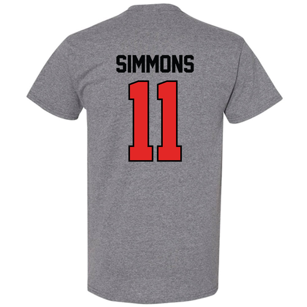 Texas Tech - NCAA Football : Malcolm Simmons - Classic Shersey T-Shirt-1
