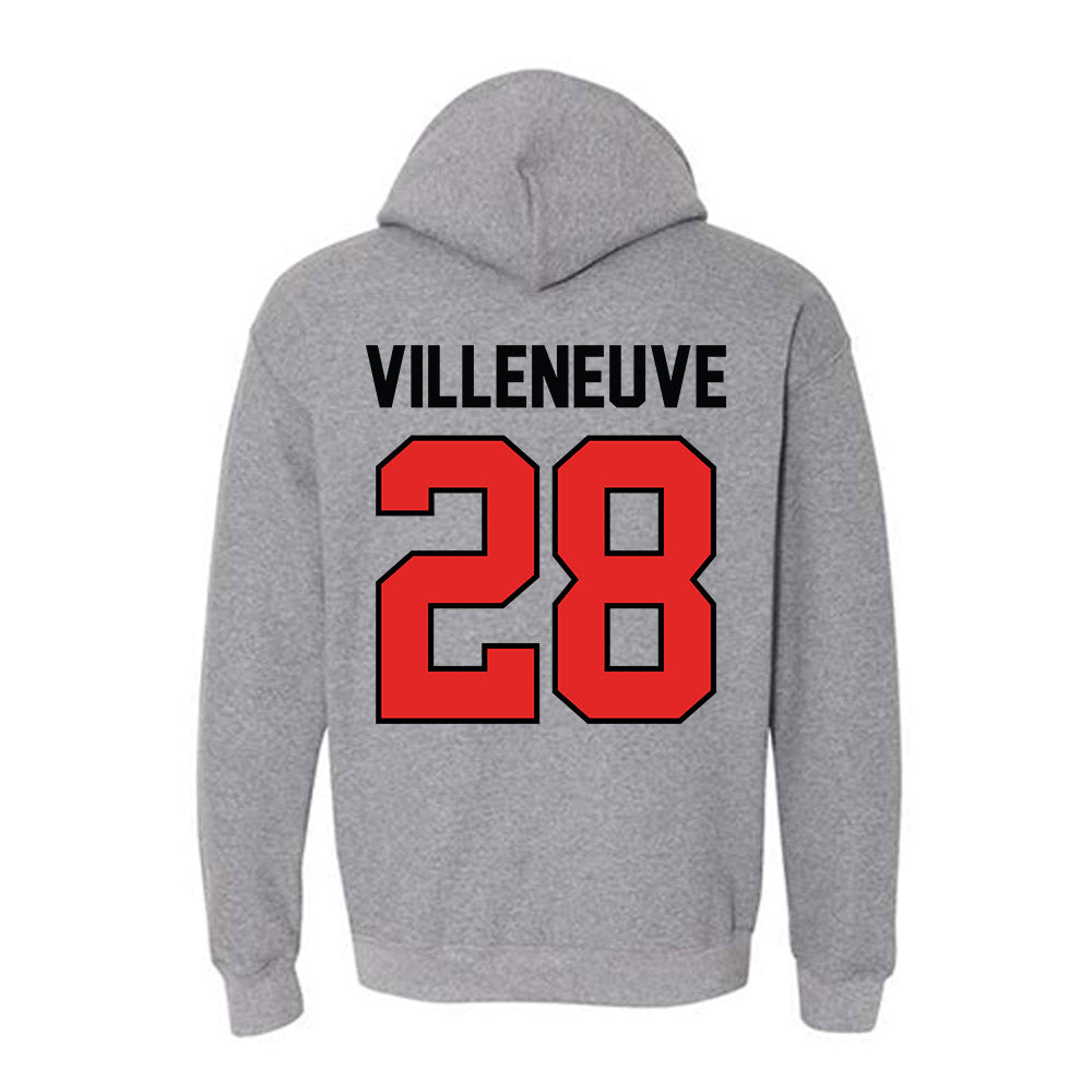 Texas Tech - NCAA Baseball : Robin Villeneuve - Classic Shersey Hooded Sweatshirt-1