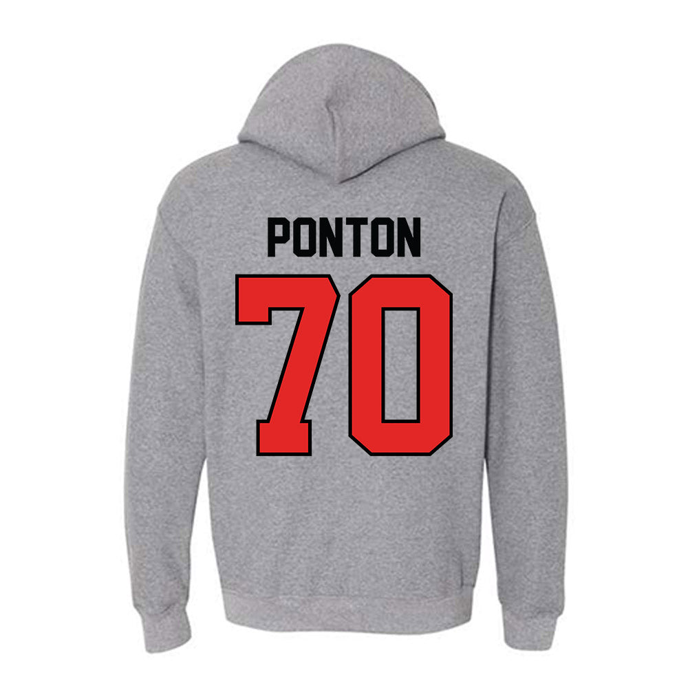 Texas Tech - NCAA Football : Jacob Ponton - Classic Shersey Hooded Sweatshirt